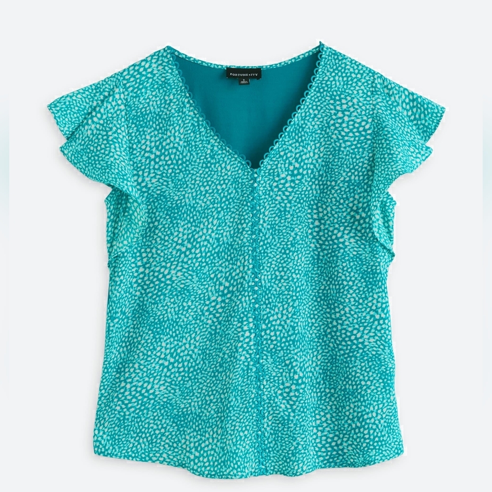 Flutter Sleeve Top